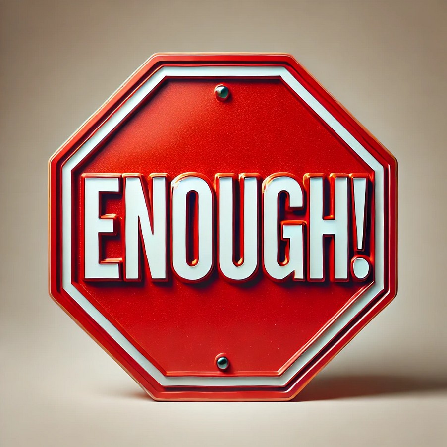 Enough! Stand Up for Us!