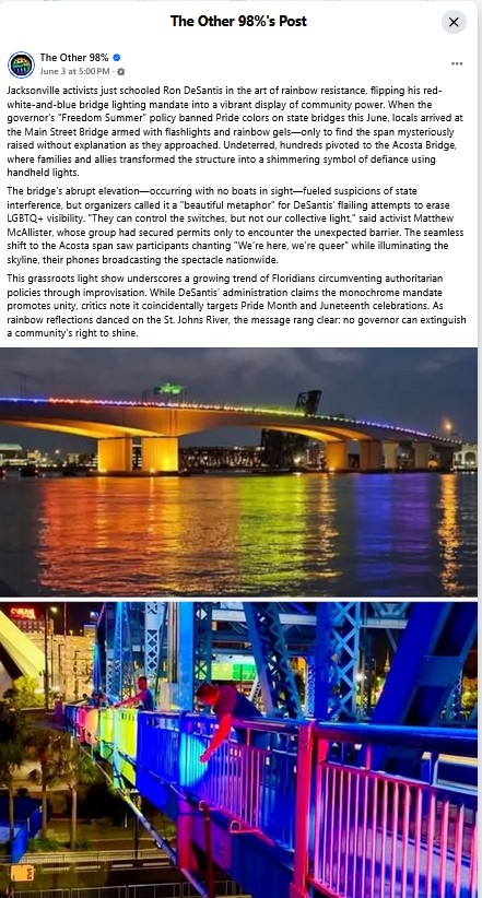 Please Don’t Blame the Jacksonville Bridgetenders